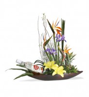 Flores Tropicales y Ron