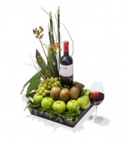 Frutas y Vino Tinto 