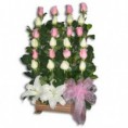 Arreglo de Rosas con Moño